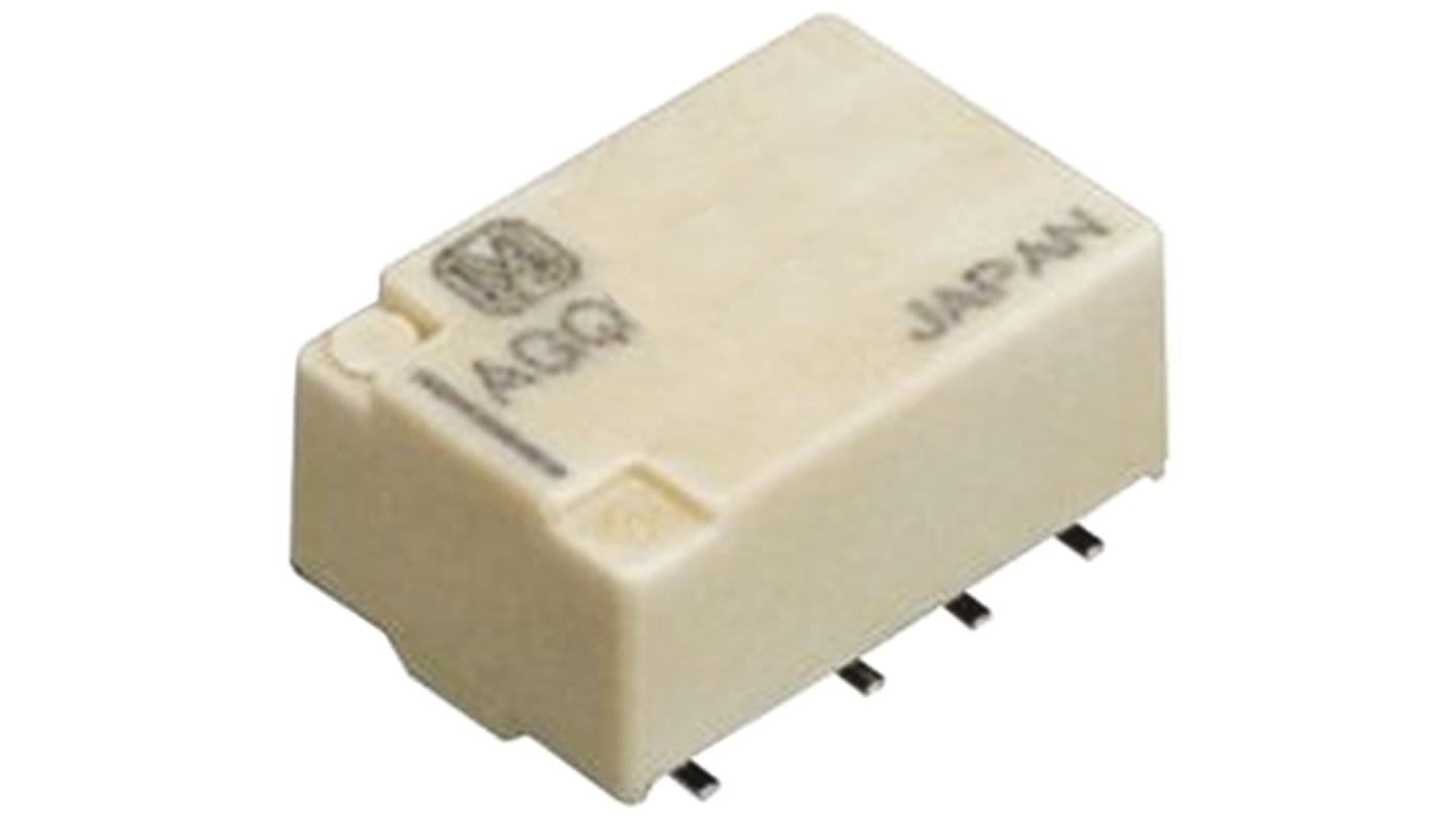 Panasonic Surface Mount Non-Latching Relay, 24V dc Coil, 2A Switching Current, DPDT