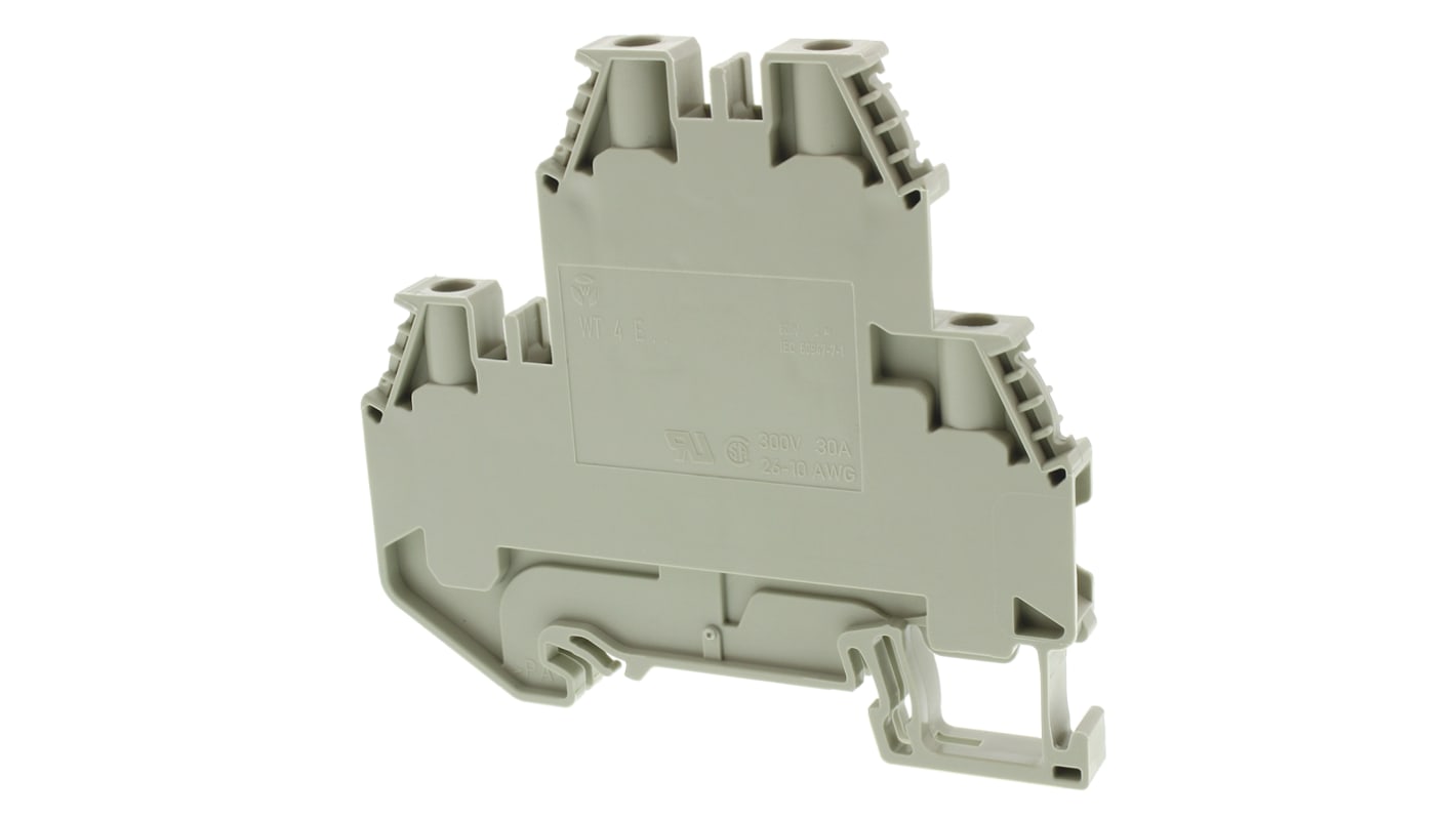 Morsettiera a livelli multipli Wieland, Grigio, livello Doppio, 32A