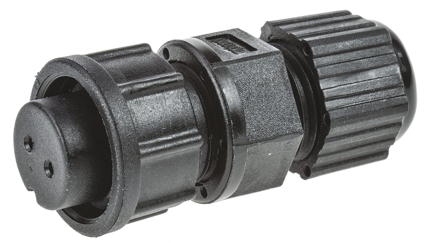 Amphenol Industrial Circular Connector, 2 Contacts, Cable Mount, Socket, Female, IP67, Ceres Series