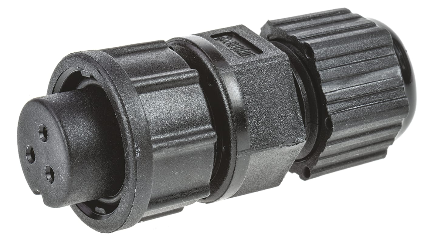 Amphenol Industrial Circular Connector, 3 Contacts, Cable Mount, Socket, Female, IP67, Ceres Series