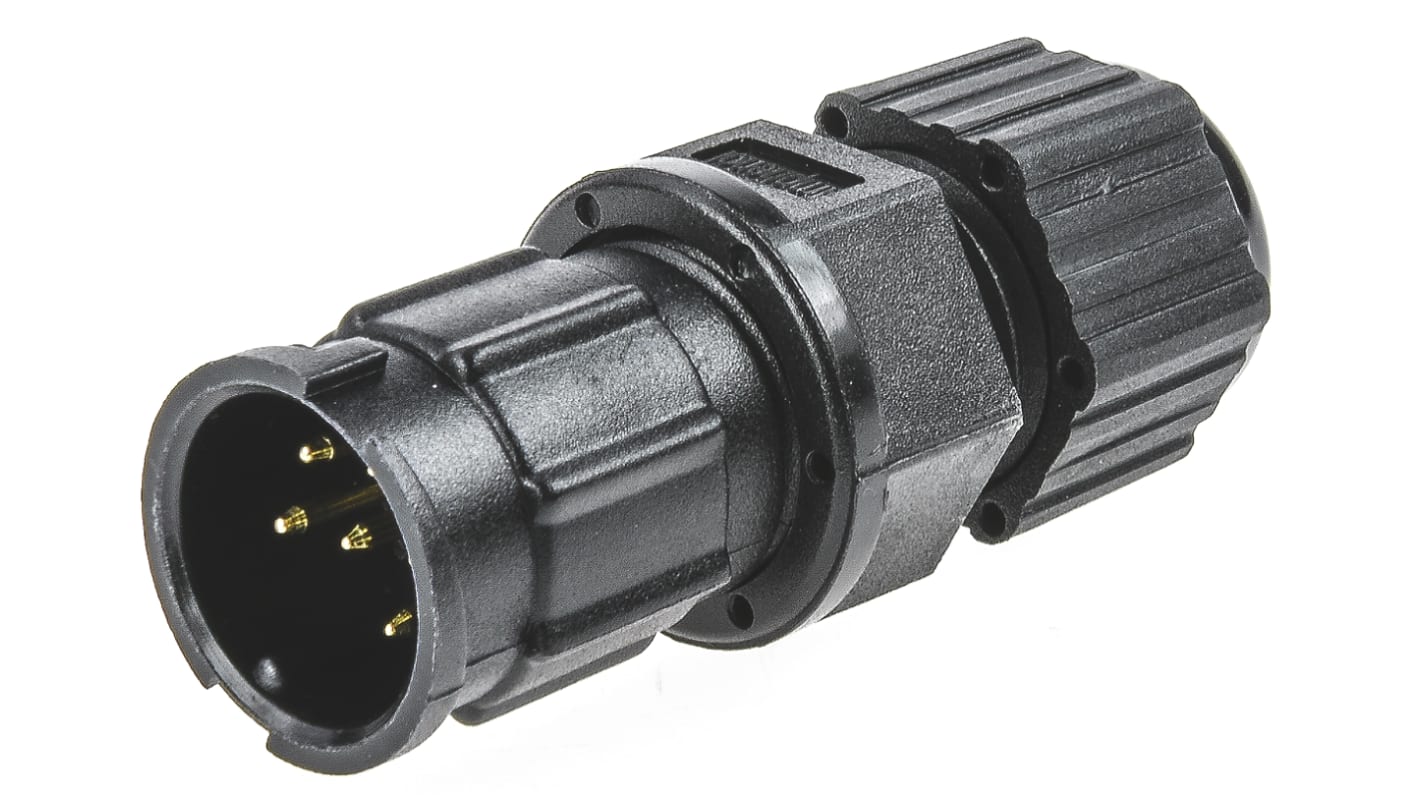 Amphenol Industrial Circular Connector, 6 Contacts, Panel Mount, Plug, Male, IP67, Ceres Series