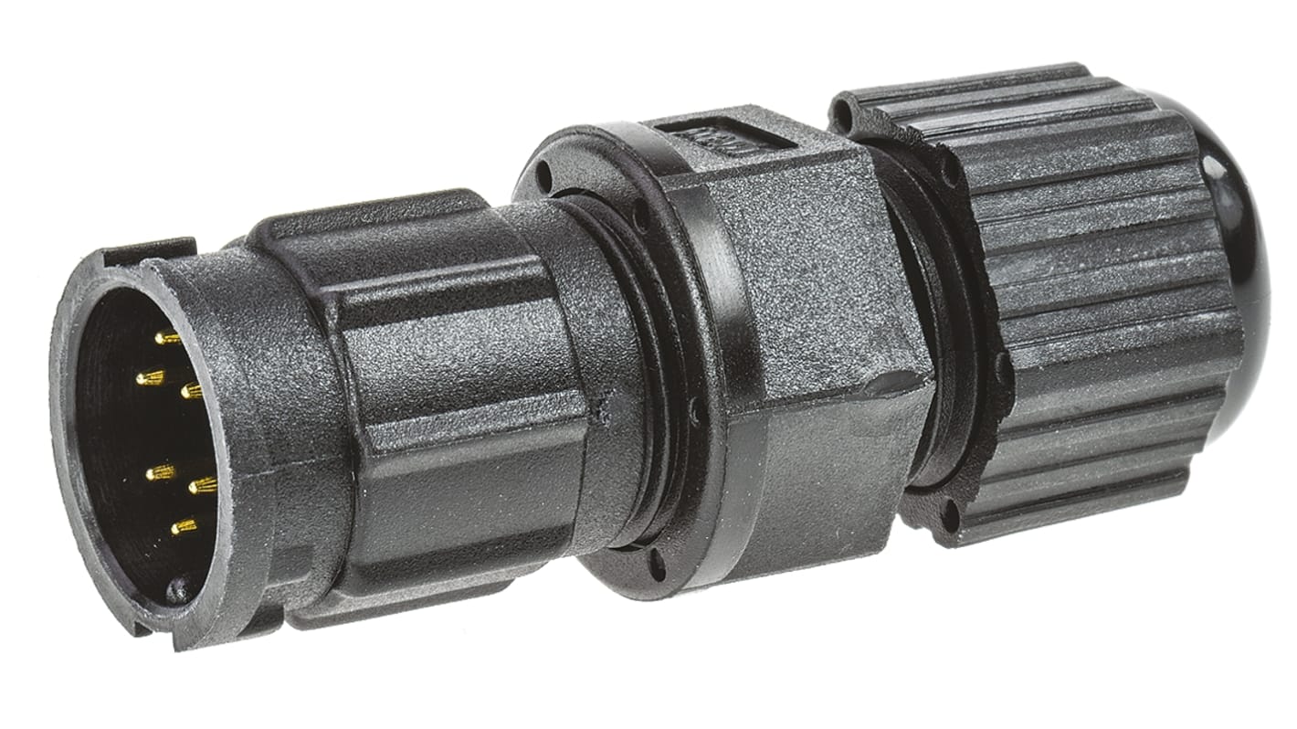 Amphenol Industrial Circular Connector, 10 Contacts, Panel Mount, Plug, Male, IP67, Ceres Series