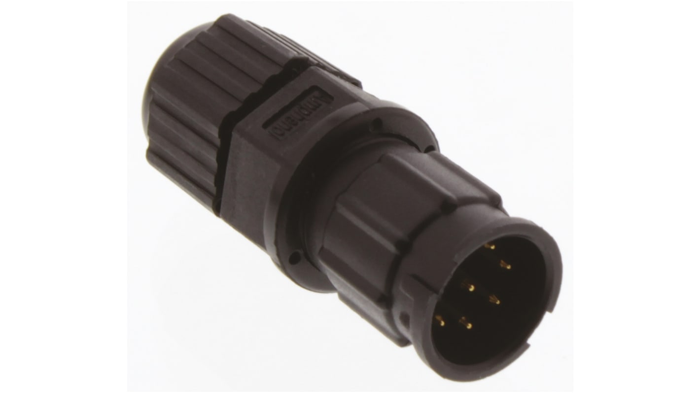 Amphenol Industrial Circular Connector, 8 Contacts, Cable Mount, Plug, Male, IP67, Ceres Series