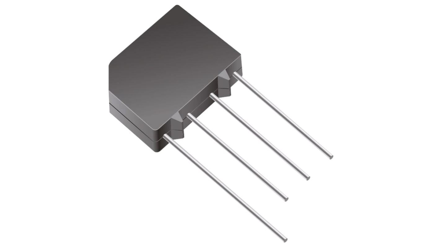 Vishay Bridge Rectifier, 3A, 50V, 4-Pin