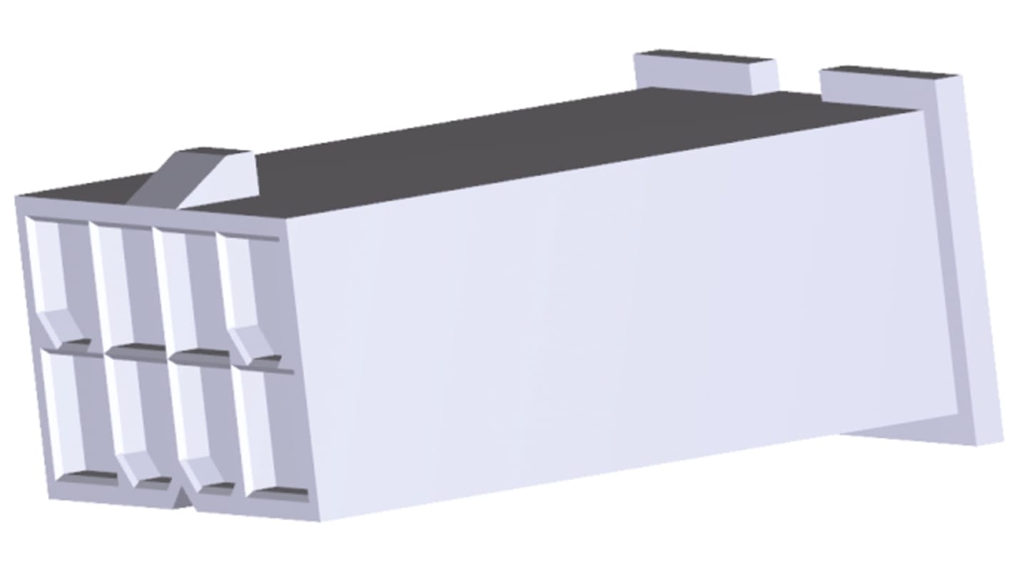 TE Connectivity, VAL-U-LOK Male Connector Housing, 4.2mm Pitch, 6 Way, 2 Row