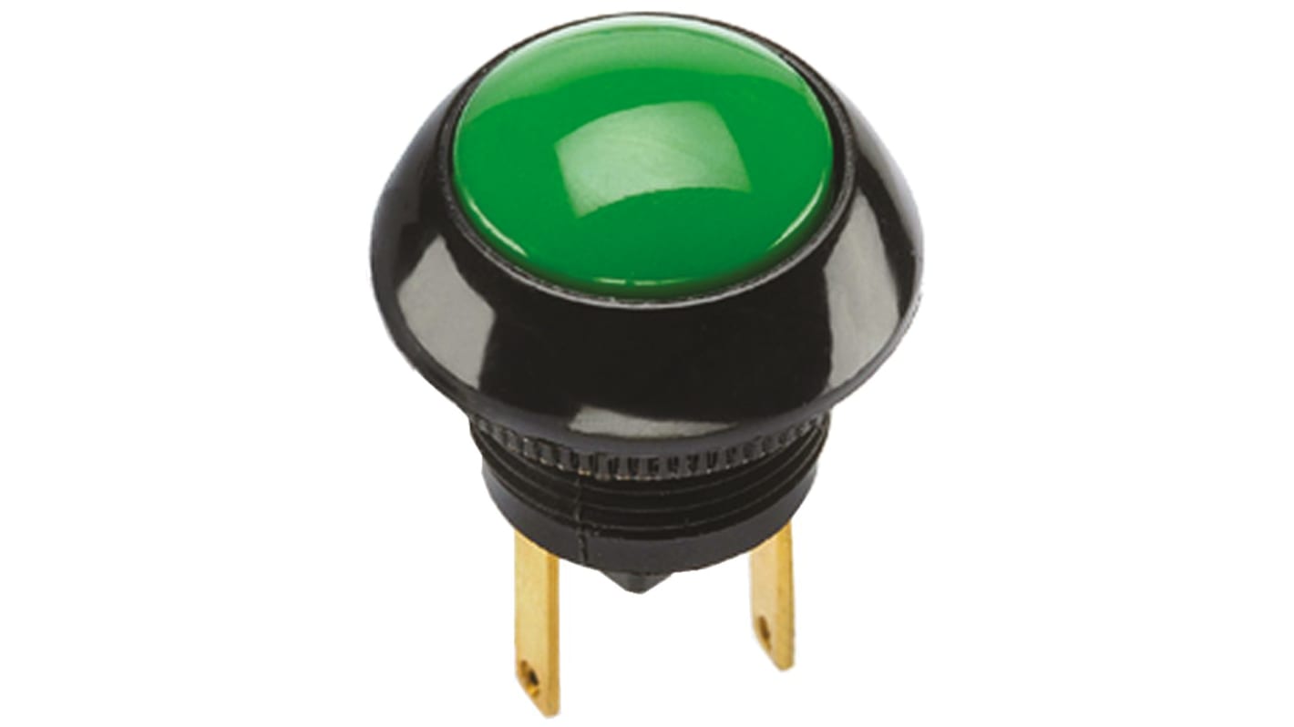 Otto Push Button Switch, Momentary, Panel Mount, SPDT, 25V dc, IP68S