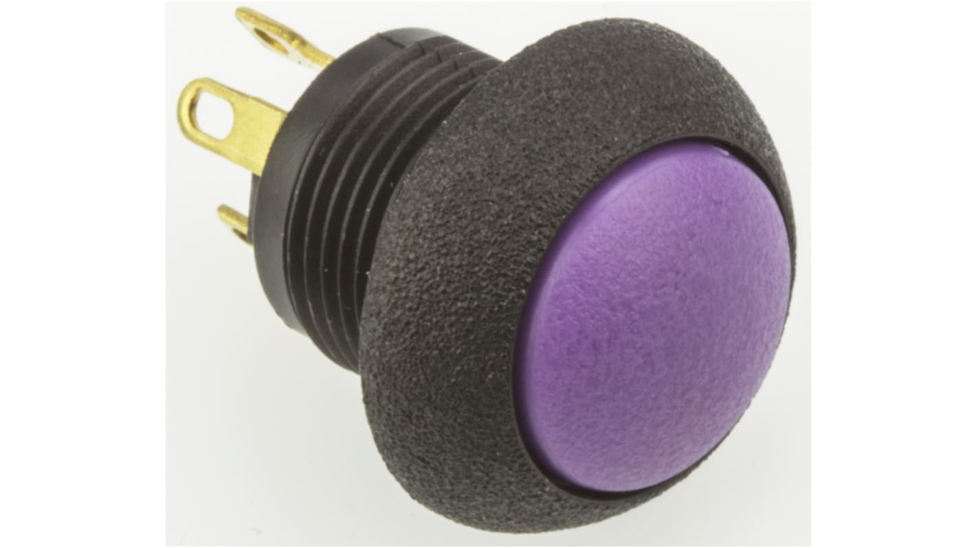 Otto Push Button Switch, Momentary, Panel Mount, SPDT, 25V dc, IP68S