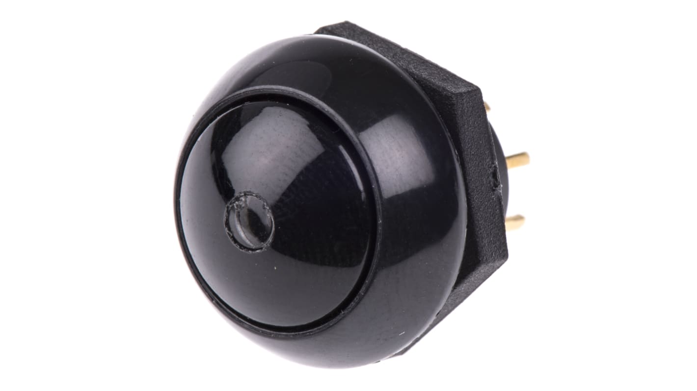 Otto Illuminated Push Button Switch, Momentary, Panel Mount, SPDT, Blue LED, 28V dc, IP68S