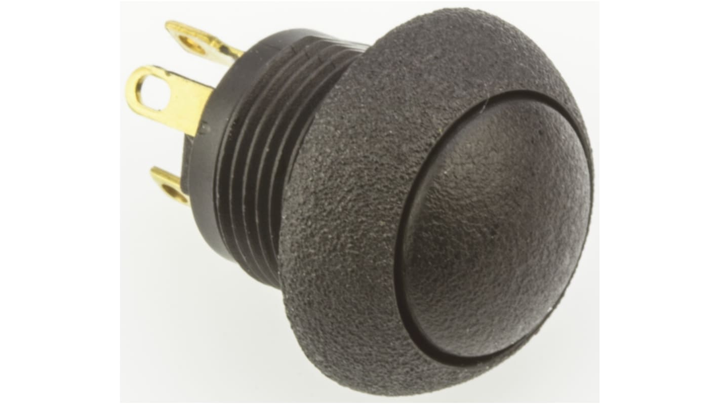 Otto Push Button Switch, Momentary, Panel Mount, SPDT, 28V dc, IP64