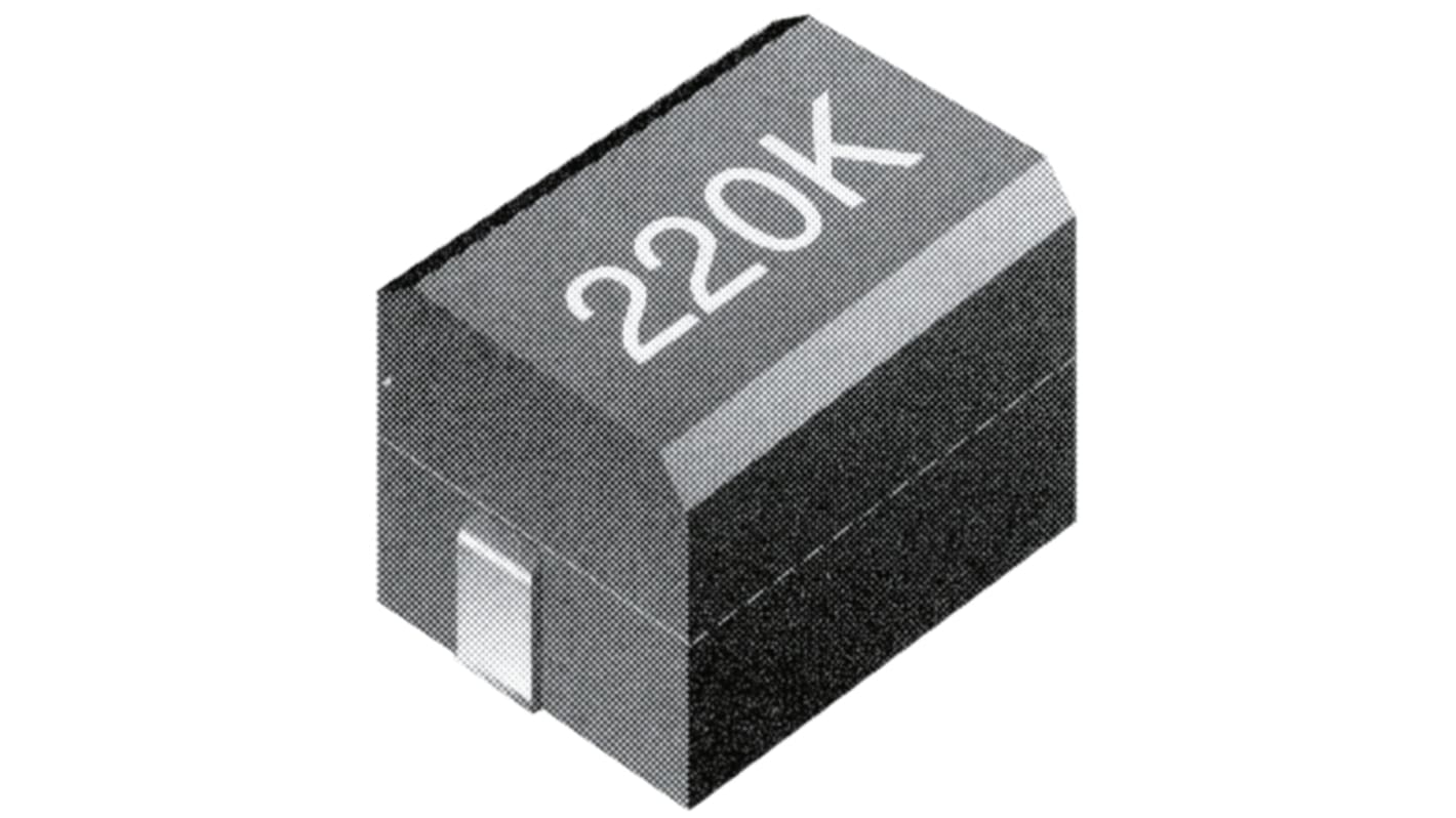 TE Connectivity 3613C Drosselspule, 220 μH 100mA mit Ferrit-Kern, 1812 (4532M) Gehäuse 4.5mm / ±10%, 4MHz