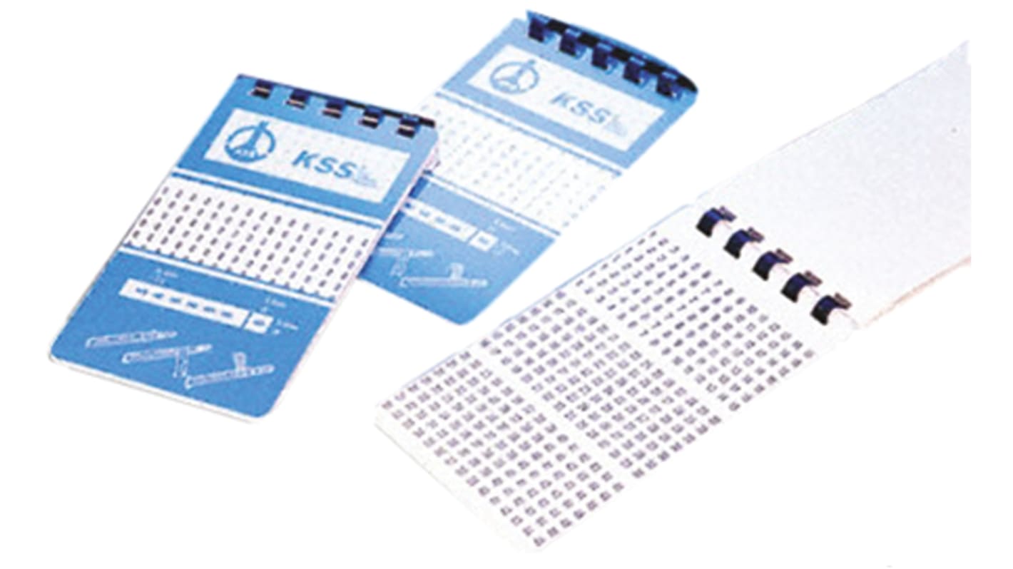 Segnacavo RS PRO Adesivo, lunghezza 33mm, confez. da 10pz No 0 → 9