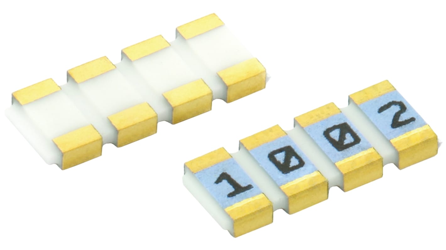 Vishay, PRAHT135 500Ω ±0.1% Isolated Resistor Array, 4 Resistors, 0805 (2012M), Convex