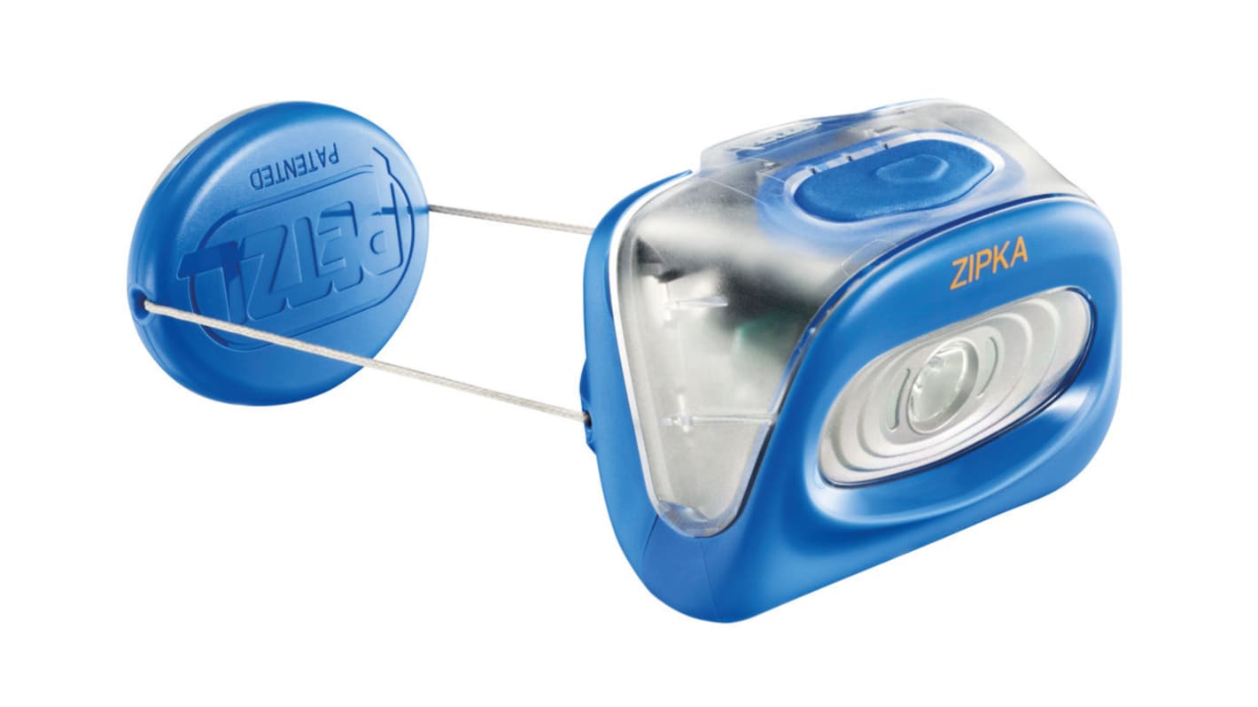 Petzl ZIPKA Stirnlampe LED Blau, 80 lm / 50 m