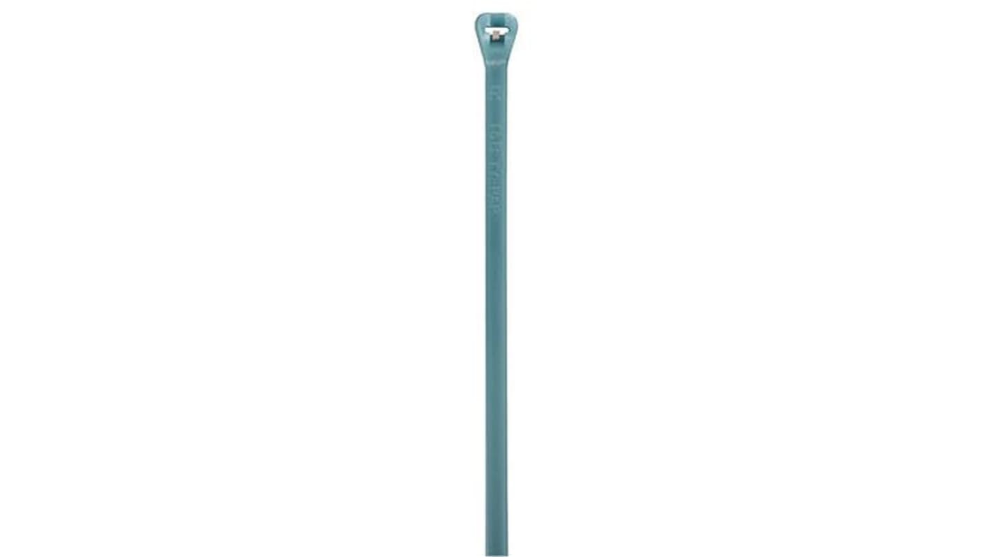 Thomas & Betts Cable Ties, 91.95mm x 2.29 mm, Blue Fluoropolymer, Pk-100