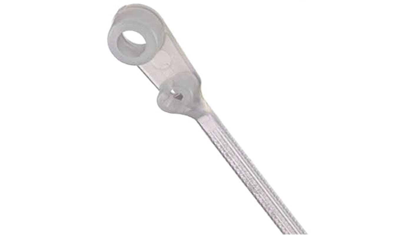 Thomas & Betts Cable Ties, 198mm x 4.7 mm, Natural Nylon, Pk-1000