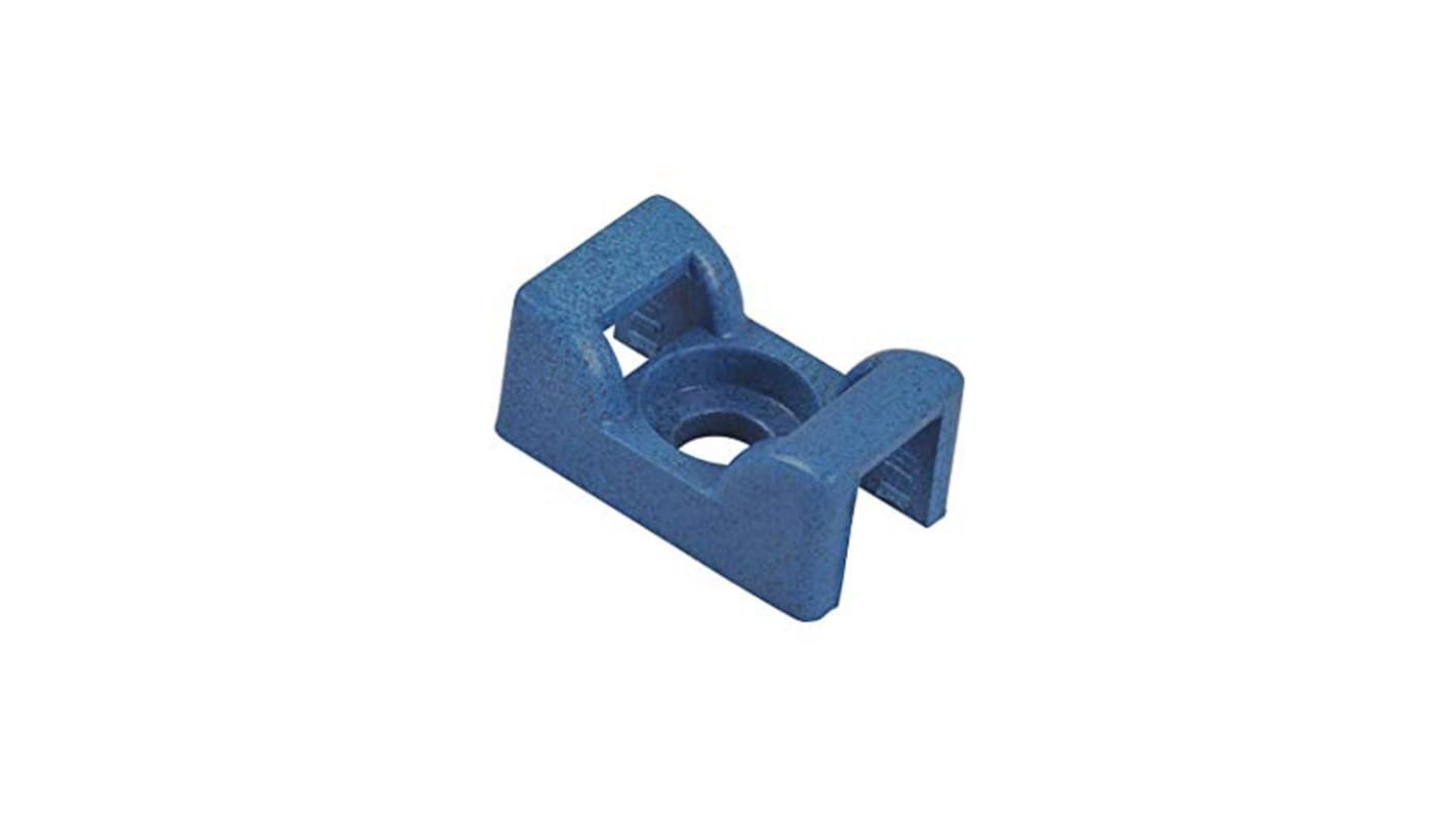 Embase pour serre-câbles Thomas & Betts bleue 17.07mm x 11,15 mm