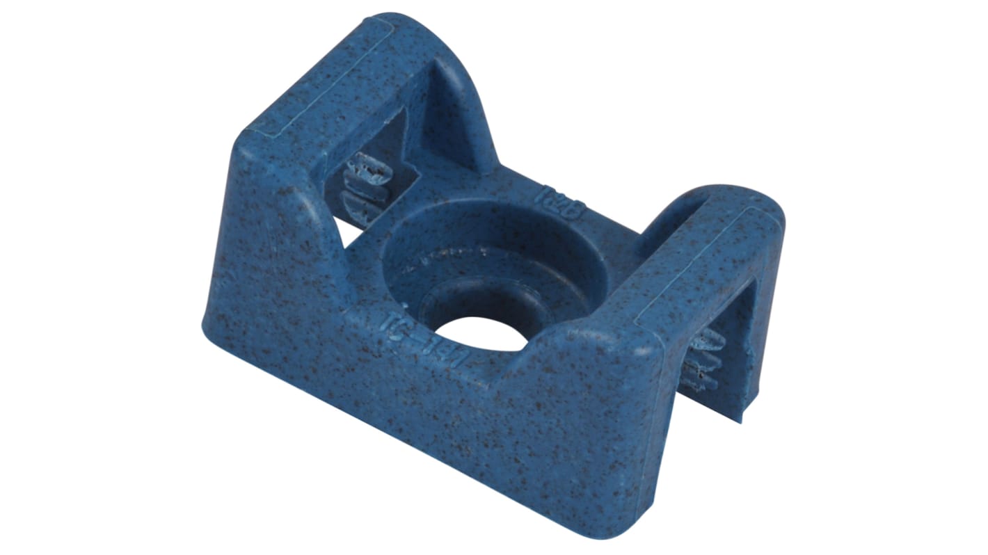 Thomas & Betts Blue Cable Tie Mount 11.15 mm x 17.07mm, 0.19in Max. Cable Tie Width