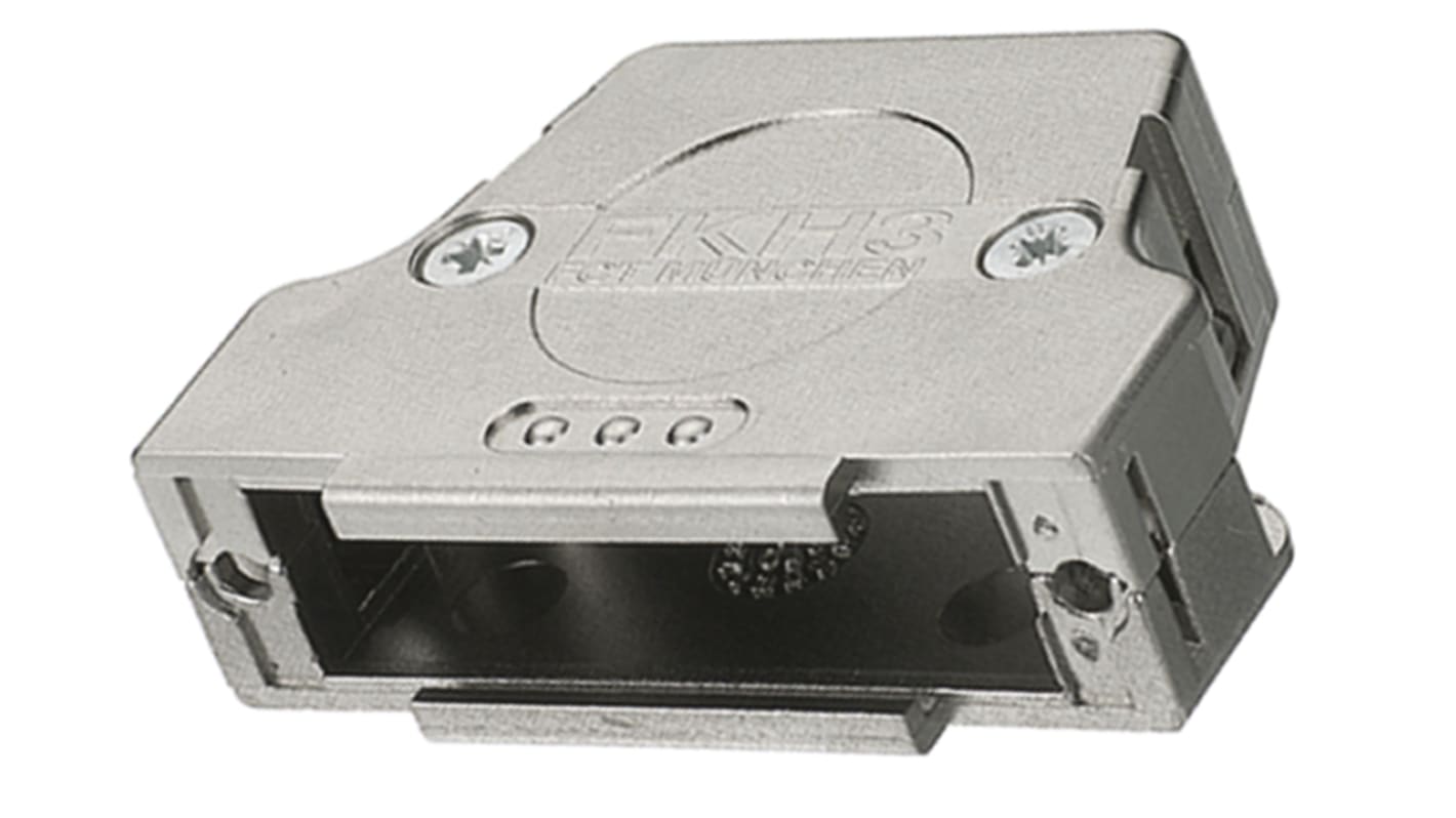 FCT from Molex FKH Series ABS D Sub Backshell, 15 Way, Strain Relief