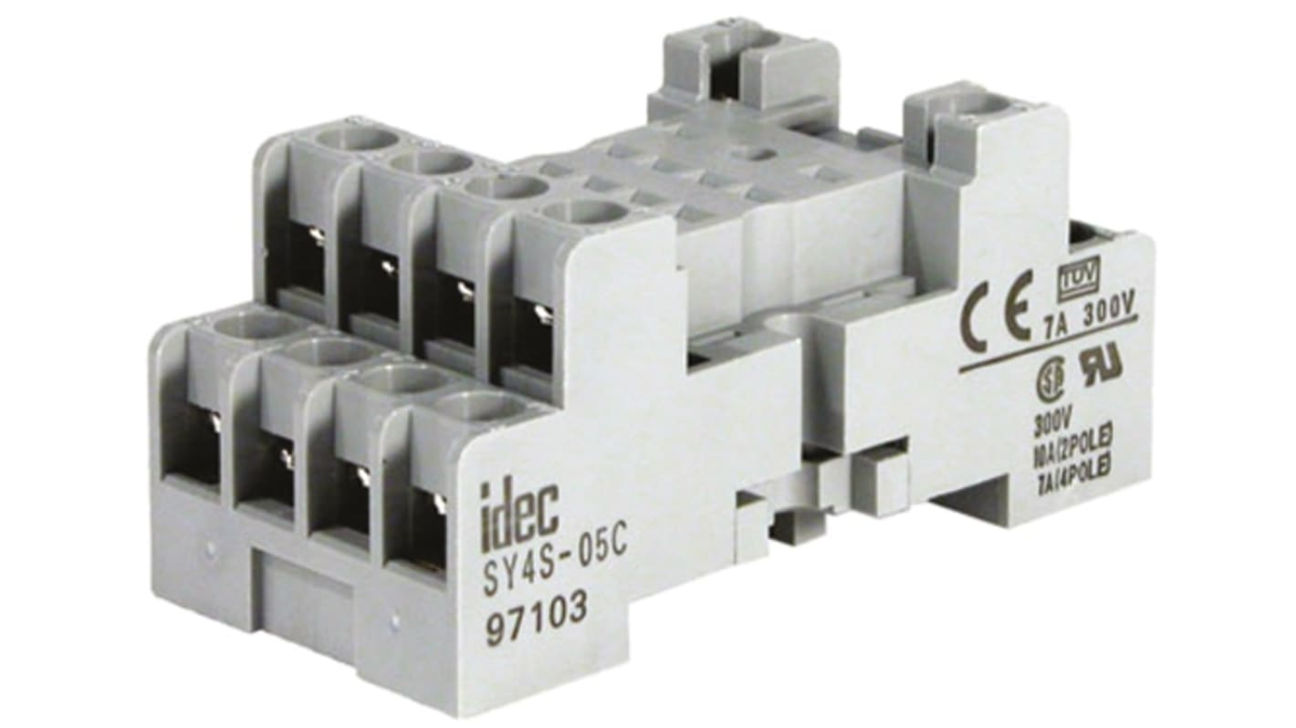 Idec Relaissockel zur Verwendung mit Serie RY2KS, 300V