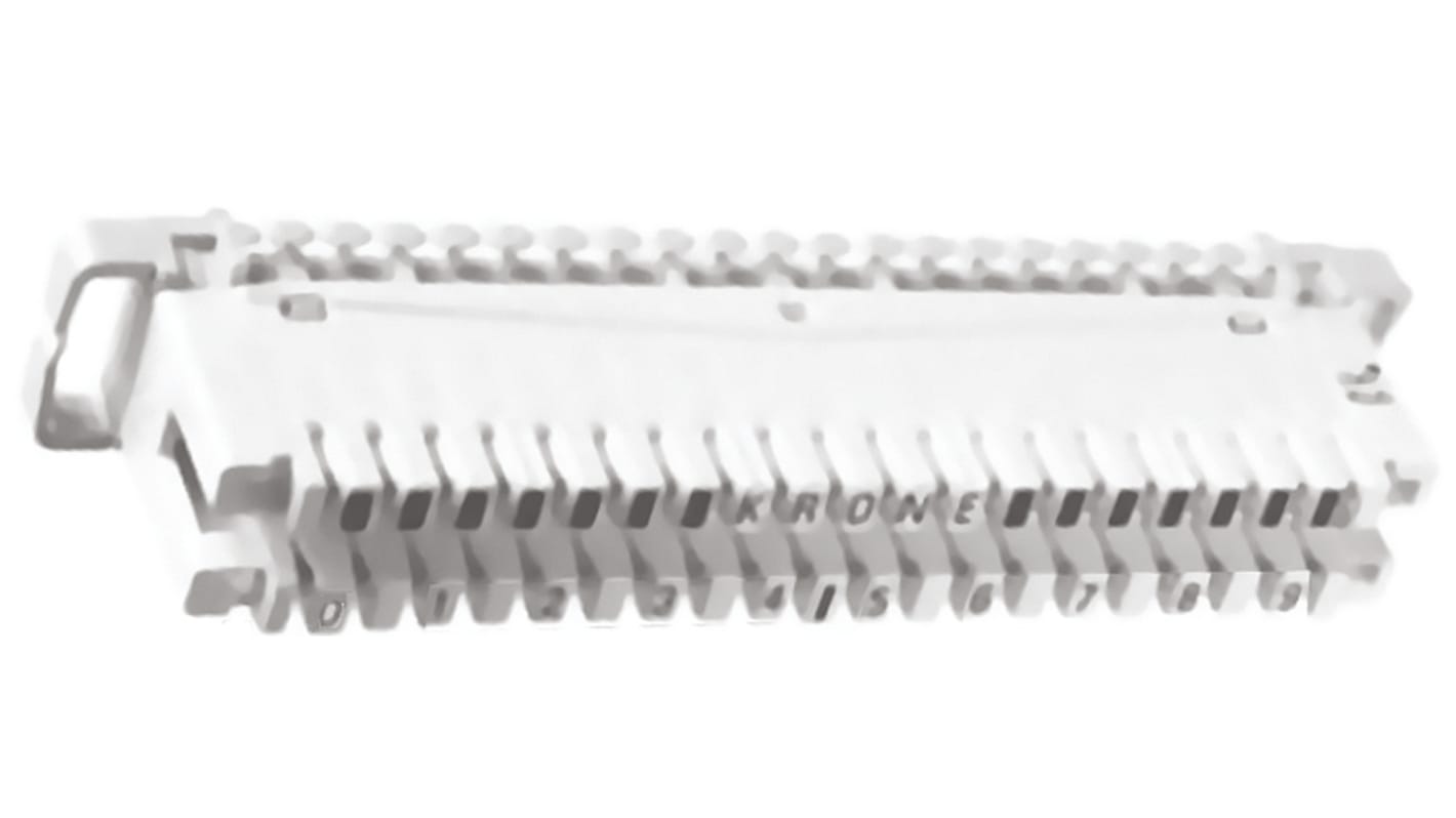 TE Connectivity Telephone Connector, , LSA-PLUS, 20 Way IDC Termination