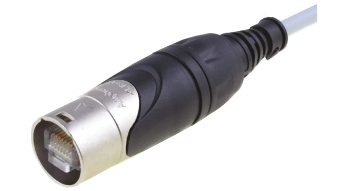 Connettore XLR Amphenol Industrial Maschio a 8 poli, Montaggio con foro passante
