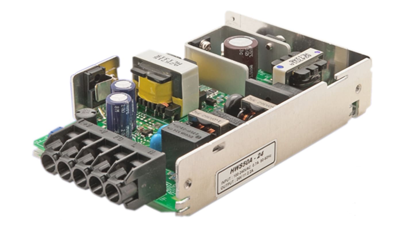 TDK-Lambda Switching Power Supply, HWS50A-12, 12V dc, 4.3A, 50W, 1 Output, 120 → 370 V dc, 85 → 265 V ac