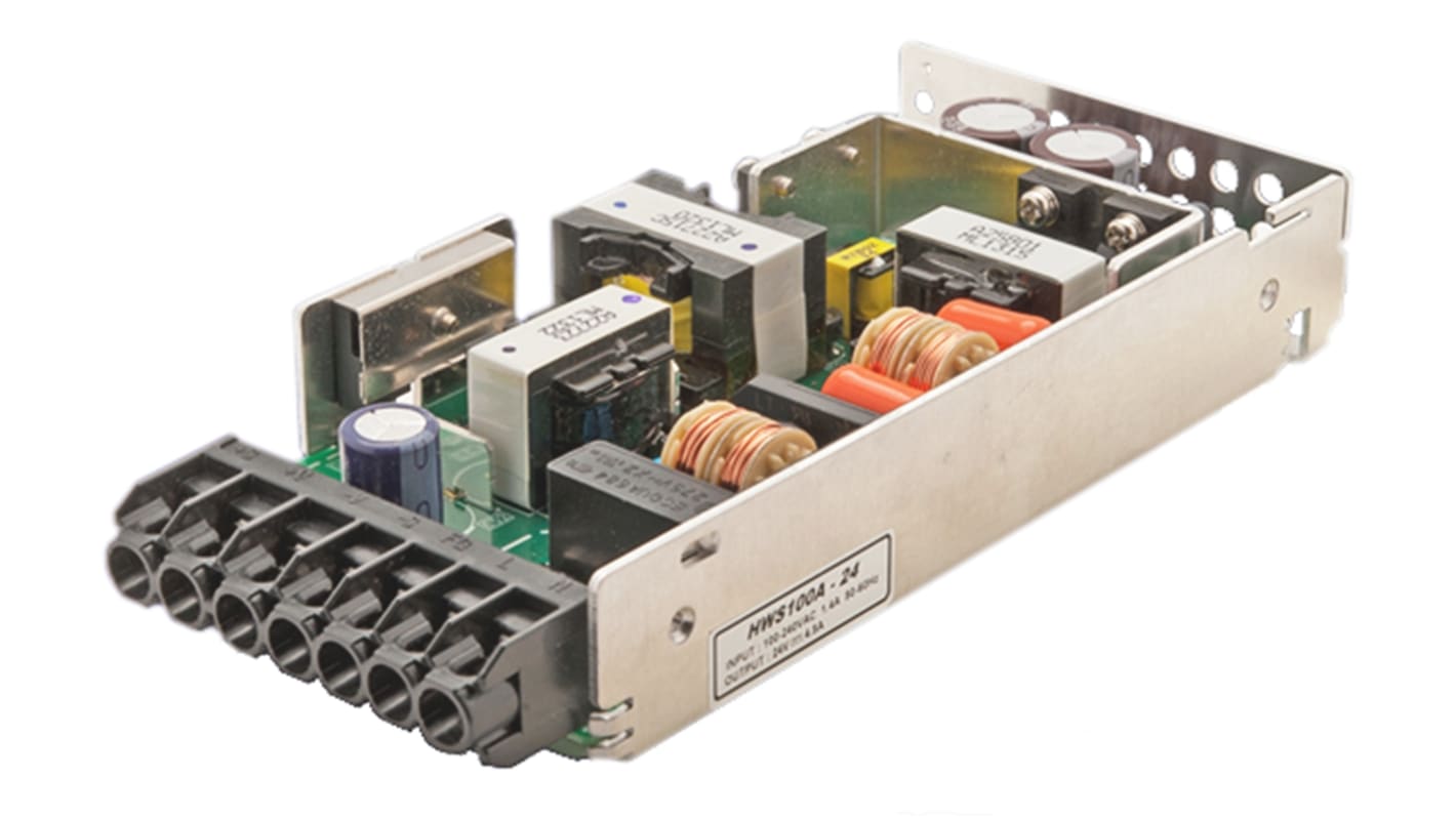 TDK-Lambda Switching Power Supply, HWS100A-15, 15V dc, 7A, 100W, 1 Output, 120 → 370 V dc, 85 → 265 V ac