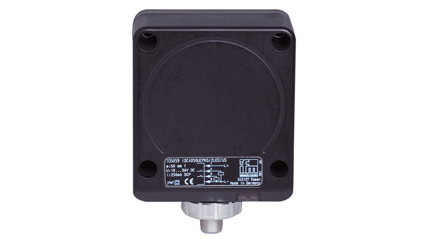 Rs-Online Sensore di prossimità a parallelepipedo ifm electronic M12 rilevamento 50 mm 10 → 36 V c.c
