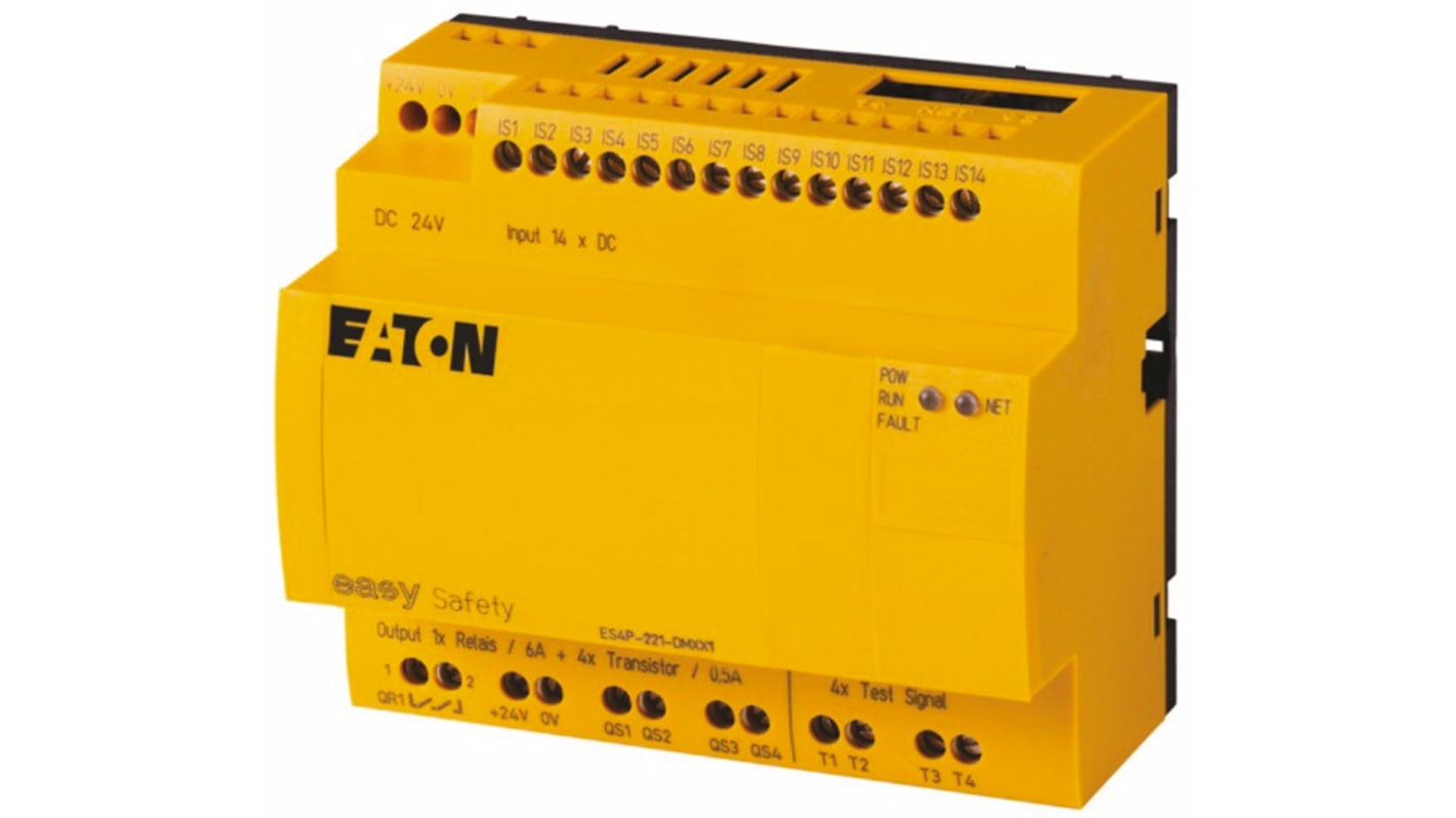 Eaton 安全控制器, ES4P系列, 24 V 直流, 9安全输出, 14安全输入,IP20