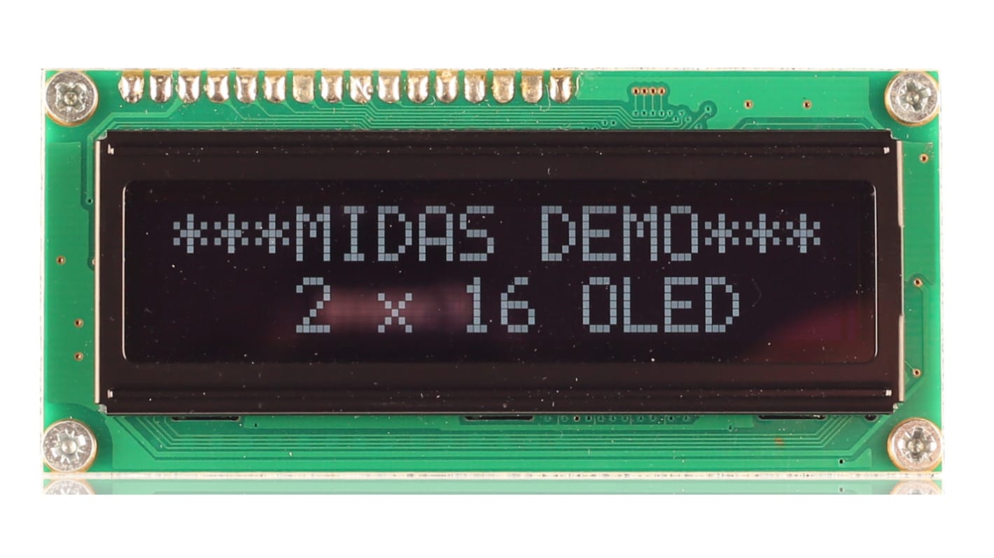 Midas White Passive matrix OLED Display COB Parallel Interface