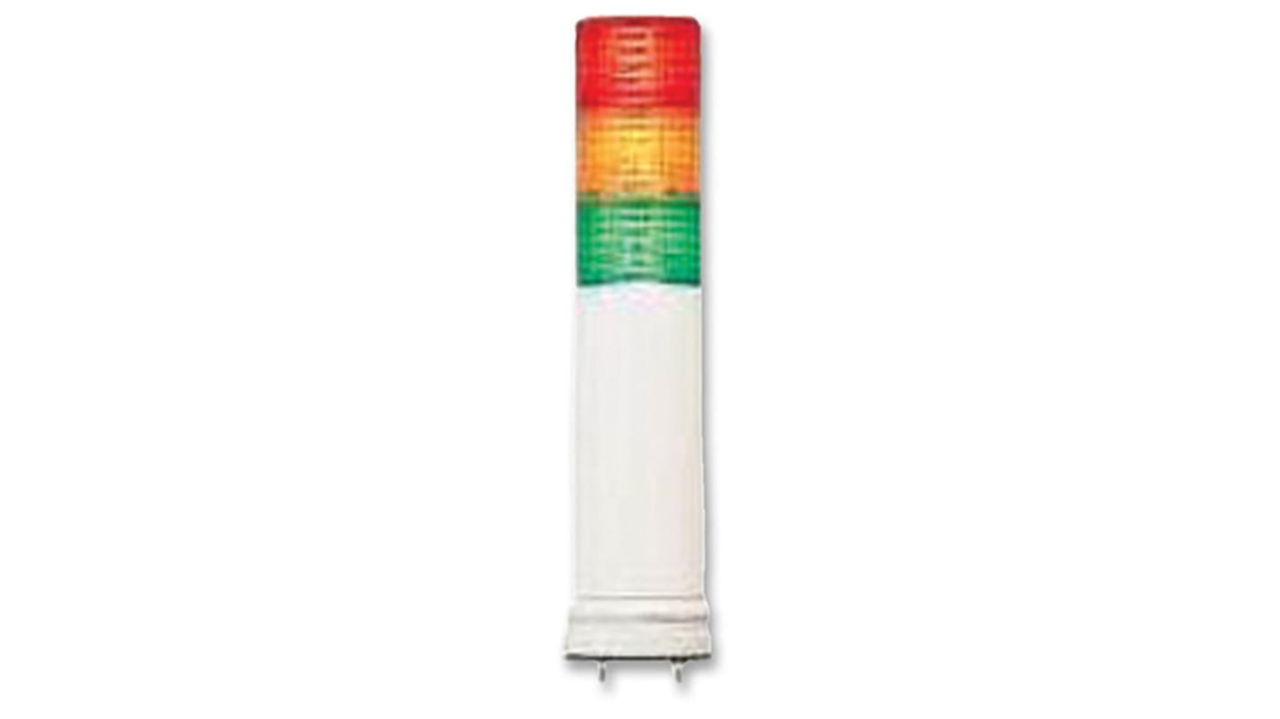 Rs-Online Torretta di segnalazione Schneider Electric 100 → 240 V c.a. LED 3 elementi lenti lenti Arancione rosso
