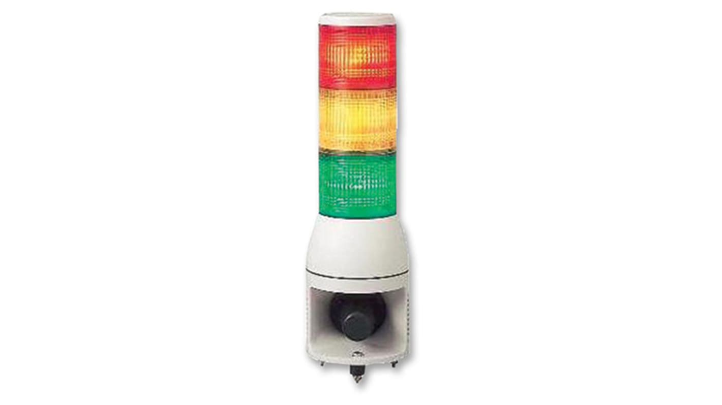 Rs-Online Torretta di segnalazione Schneider Electric 100 → 240 V c.a. LED 3 elementi lenti lenti Arancione rosso