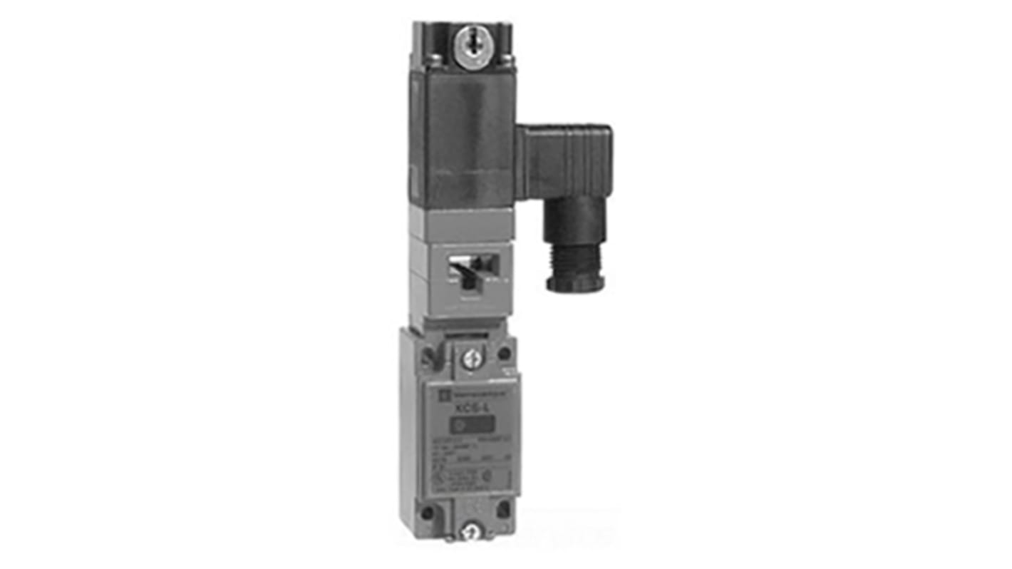 Telemecanique Sensors XCS-L Series Solenoid Interlock Switch, Power to Unlock, 110V ac, Actuator Included