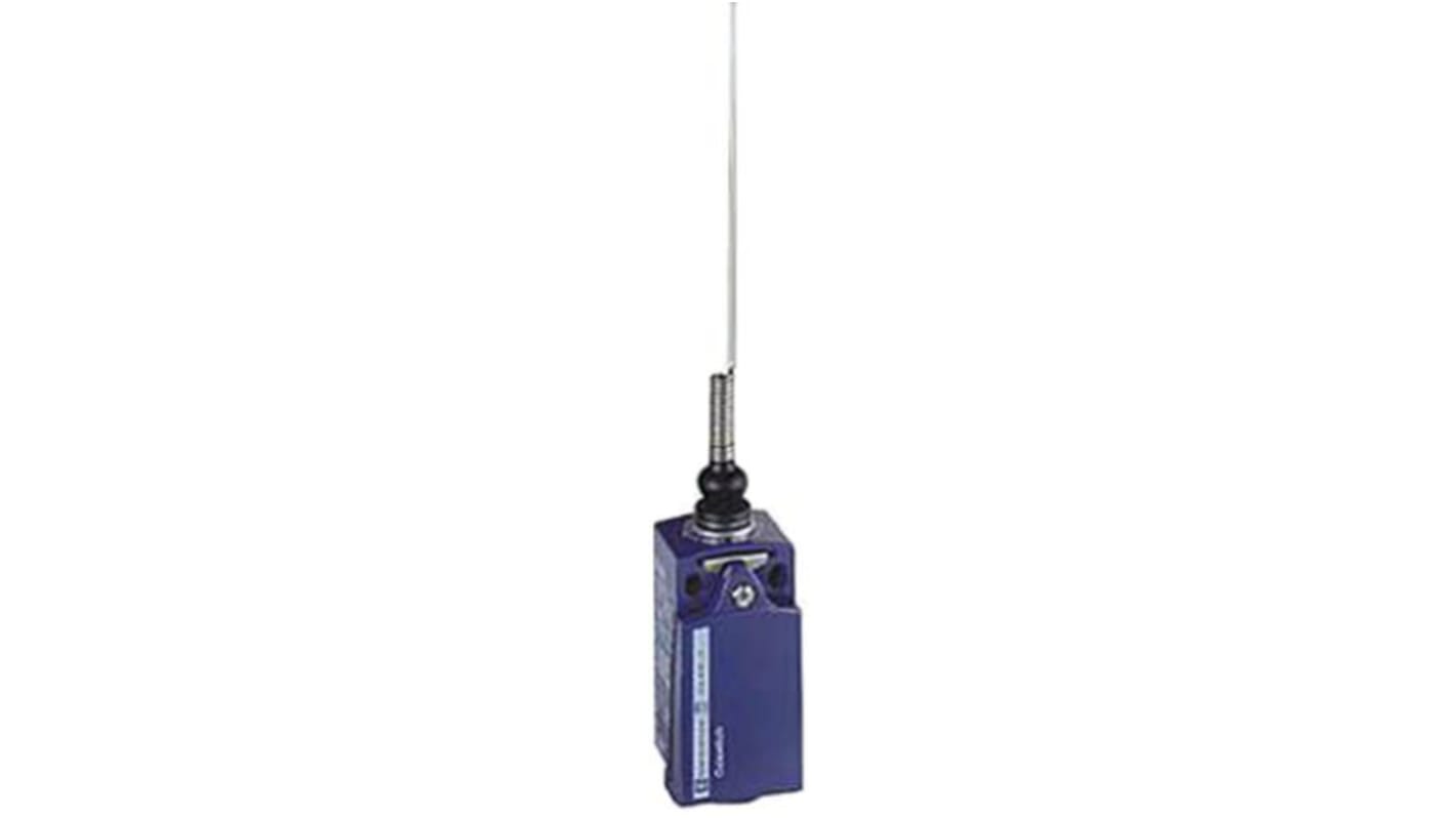 Telemecanique Sensors OsiSense XC Series Coil Spring Limit Switch, NO/NC, IP66, IP67, DPST, Zamak Zinc Alloy Housing,