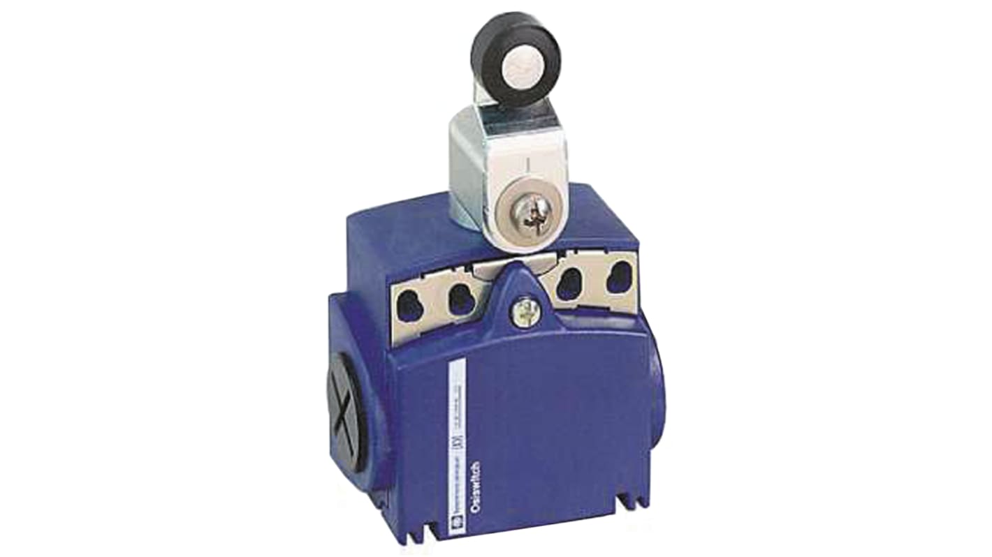 Telemecanique Sensors OsiSense XC Series Roller Lever Limit Switch, NO/NC, IP66, IP67, DPST, Plastic Housing, 240V ac