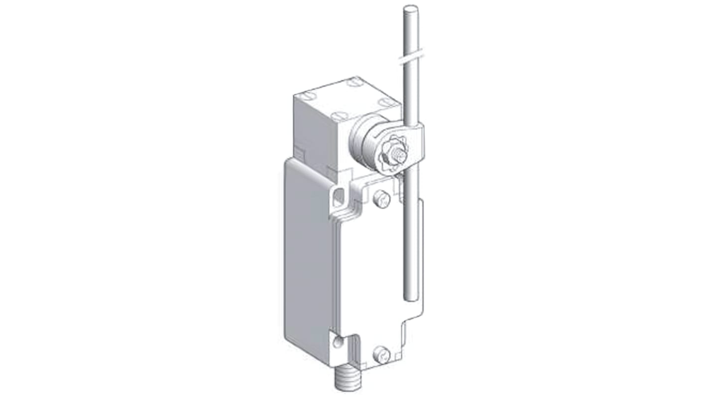 Telemecanique Sensors OsiSense XC Series Roller Lever Limit Switch, NO/NC, IP66, DPST, Zamak Zinc Alloy Housing, 500V
