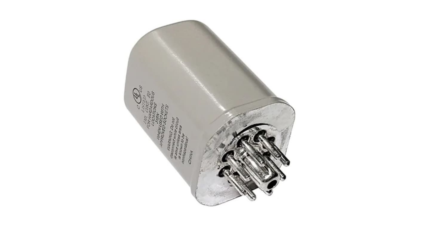 Schneider Electric Plug In Power Relay, 24V dc Coil, 12A Switching Current, DPDT