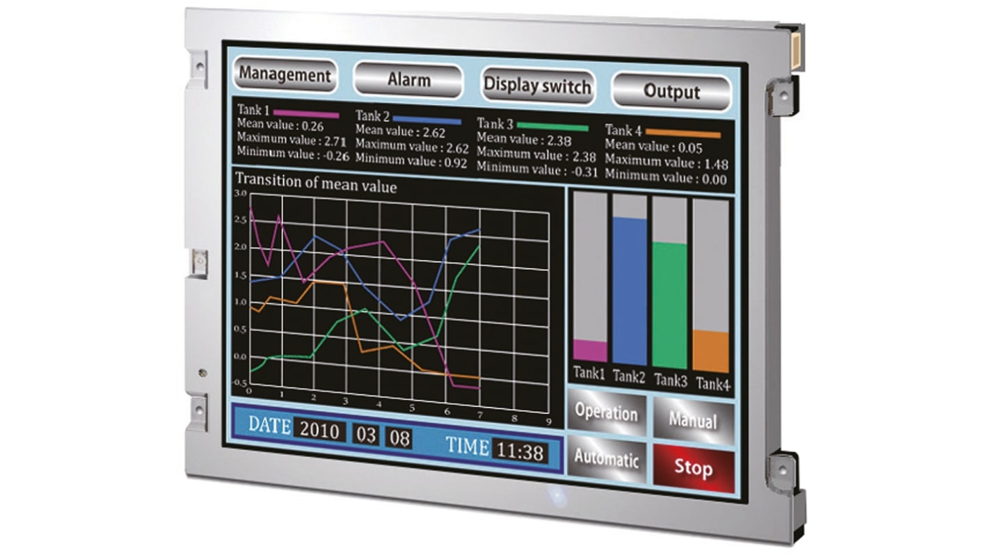 NLT NL8060BC21-11 TFT LCD Colour Display, 8.4in SVGA, 800 x 600pixels