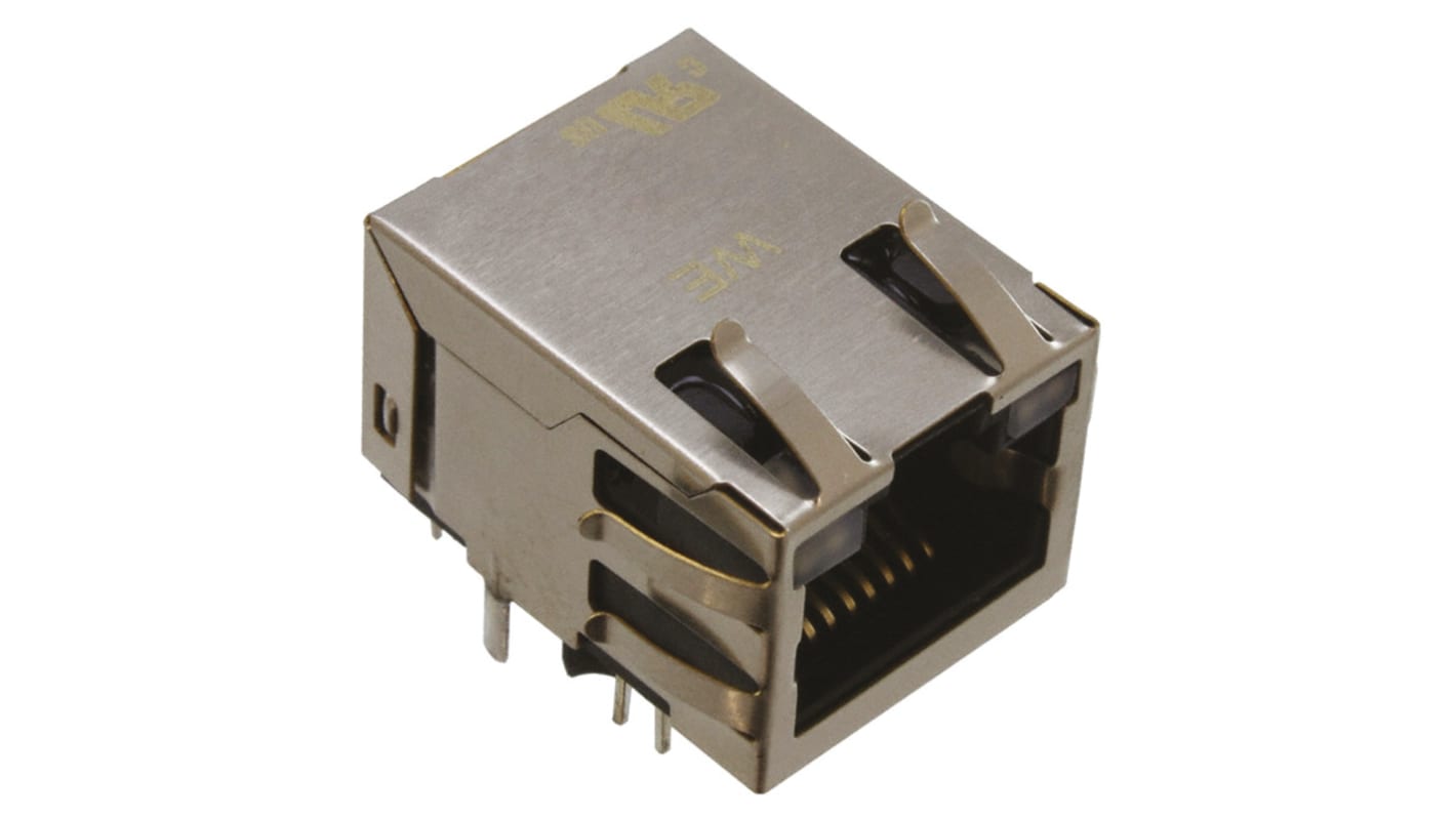 Wurth Elektronik 网络变压器, 通孔安装, 尺寸16 x 13.55 x 21.3mm, 1输出, -1dB插入损耗