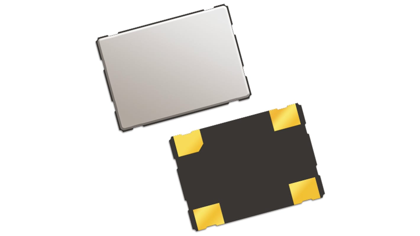 QT Quarztechnik, 11.0592MHz Clock Oscillator, ±25ppm HCMOS, TTL, 4-Pin SMD QTX733A11.0592B15R