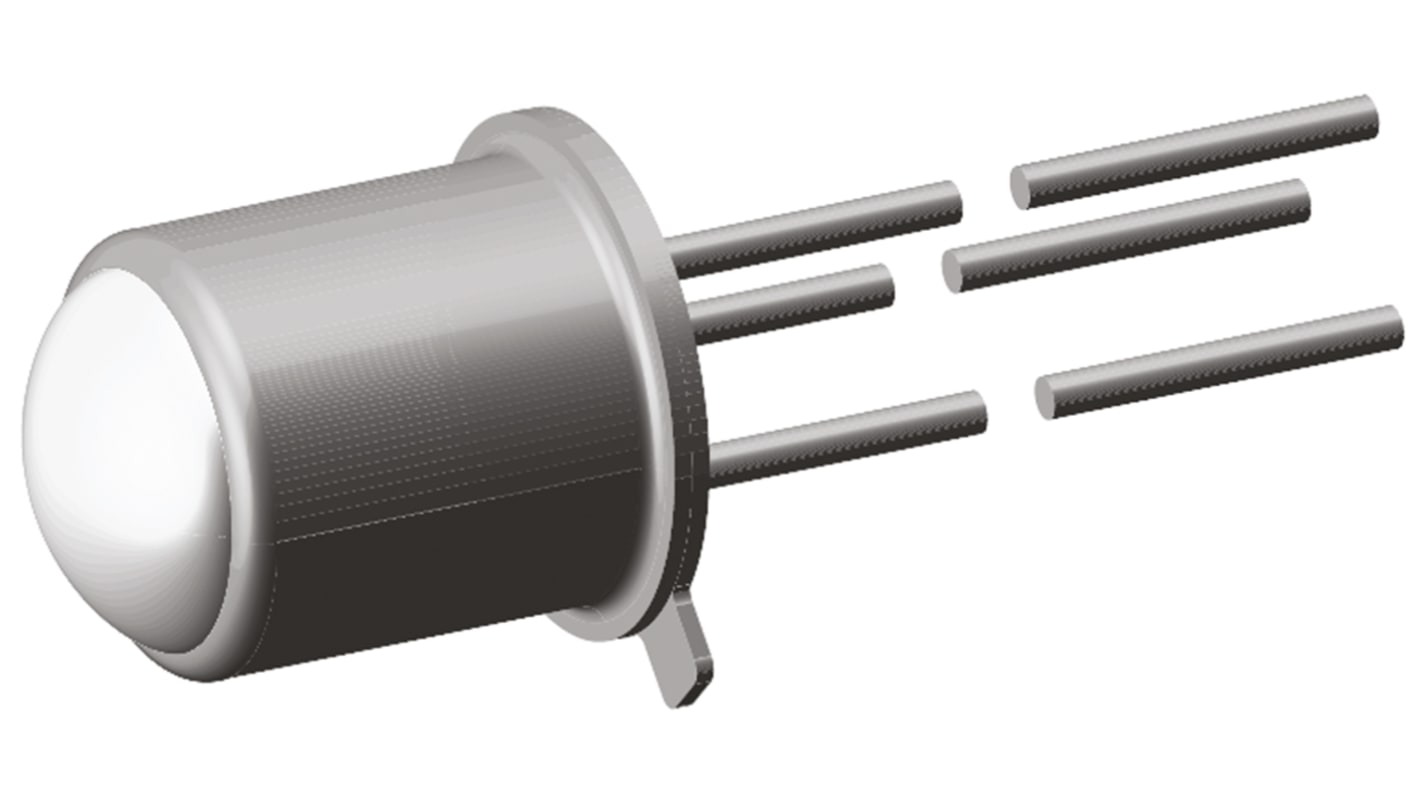 BPW76A Vishay, ±40 ° IR + Visible Light Phototransistor, Through Hole 3-Pin TO-18 package