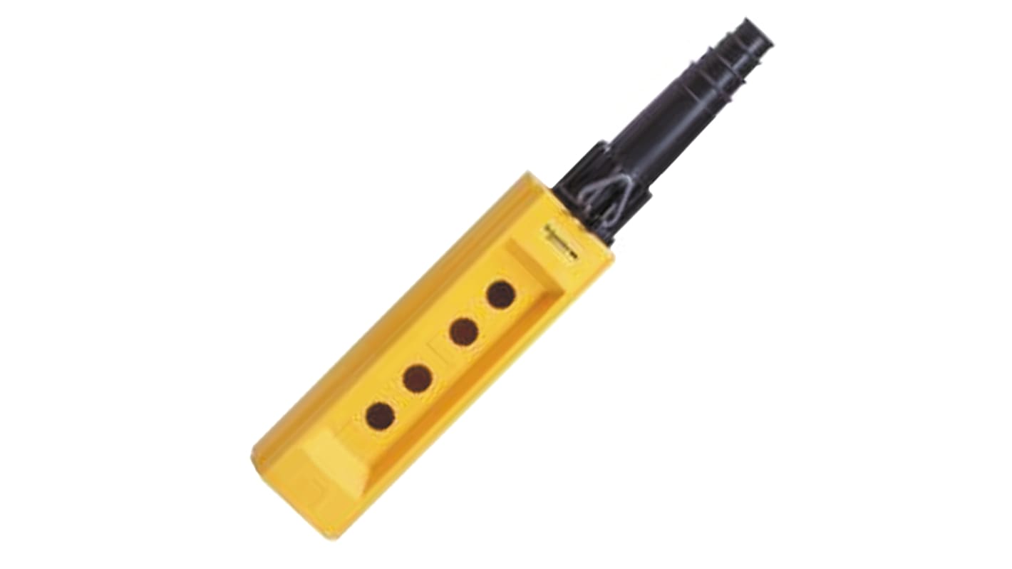 Schneider Electric Push Button Pendant Station Yellow, IP65 4 XAC B
