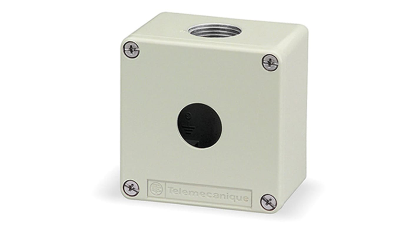 Schneider Electric 按钮盒, Φ22mm孔径锌合金外壳, IP65, 最高+70°C, 80mm x 80mm x 51.5mm, Harmony XAP系列
