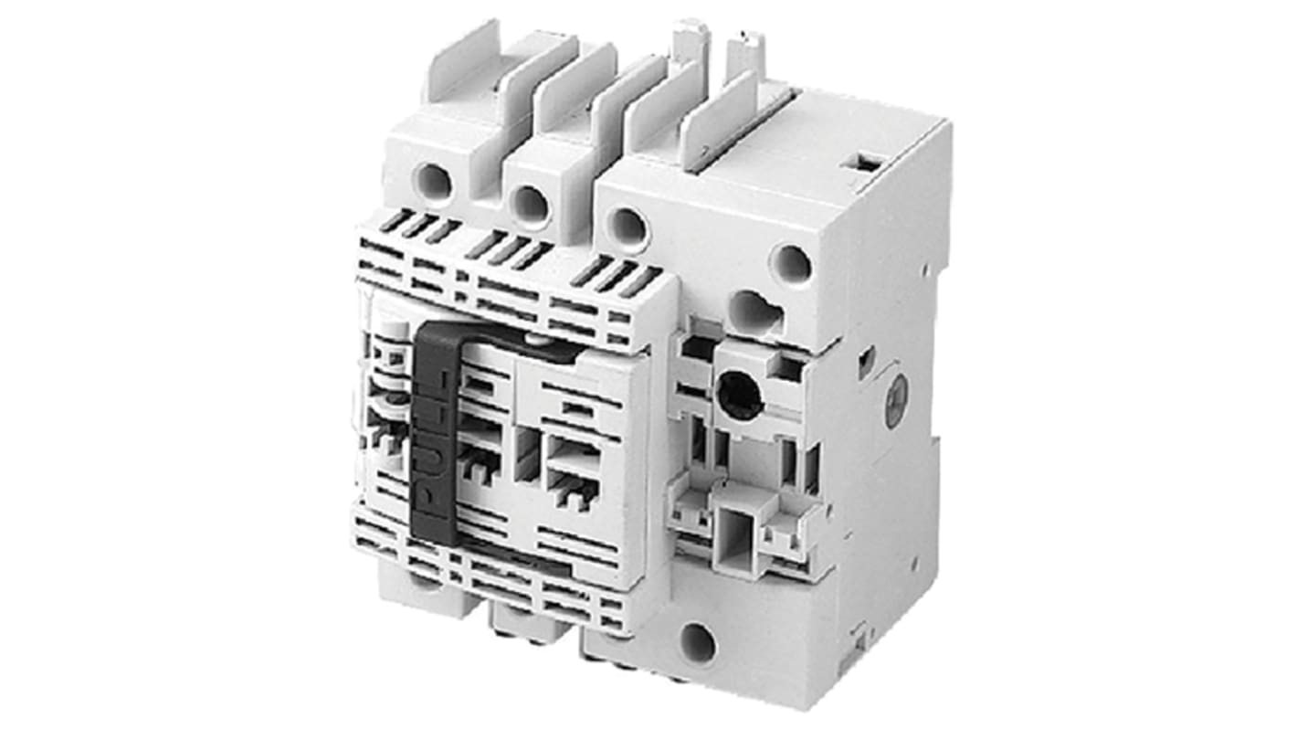 Sezionatore portafusibili Schneider Electric GS1DDU3 3 NA, corrente max 30A, 3, guida DIN TeSys GS1 DD