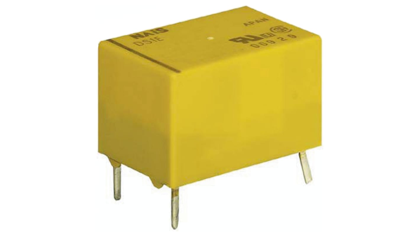 Panasonic PCB Mount Latching Signal Relay, 5V dc Coil, 3A Switching Current, SPDT