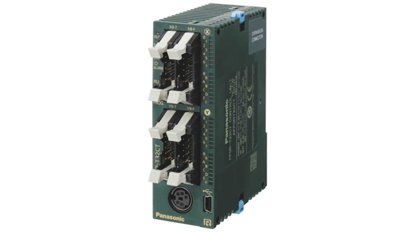 Panasonic AFPOR Series Series PLC CPU for Use with FP0R Series, NPN Output, 16-Input, Sink, Source Input