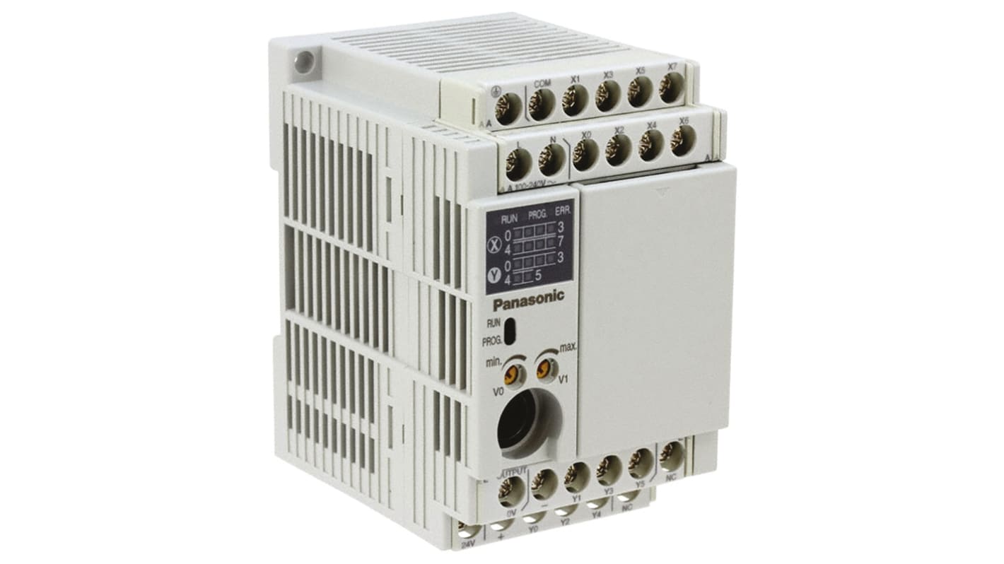 Sterownik programowalny PLC Panasonic Seria AFPX-C 32 28 Ethernet, RS232C DC NPN 64 MB Ethernet Seria FP-X