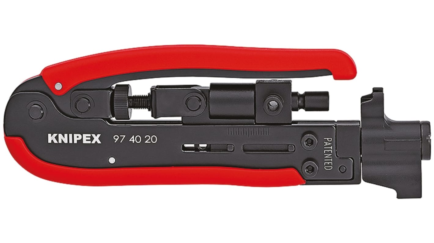 Pinza crimpatrice Knipex, Connettori BNC, connettori F, connettori RCA