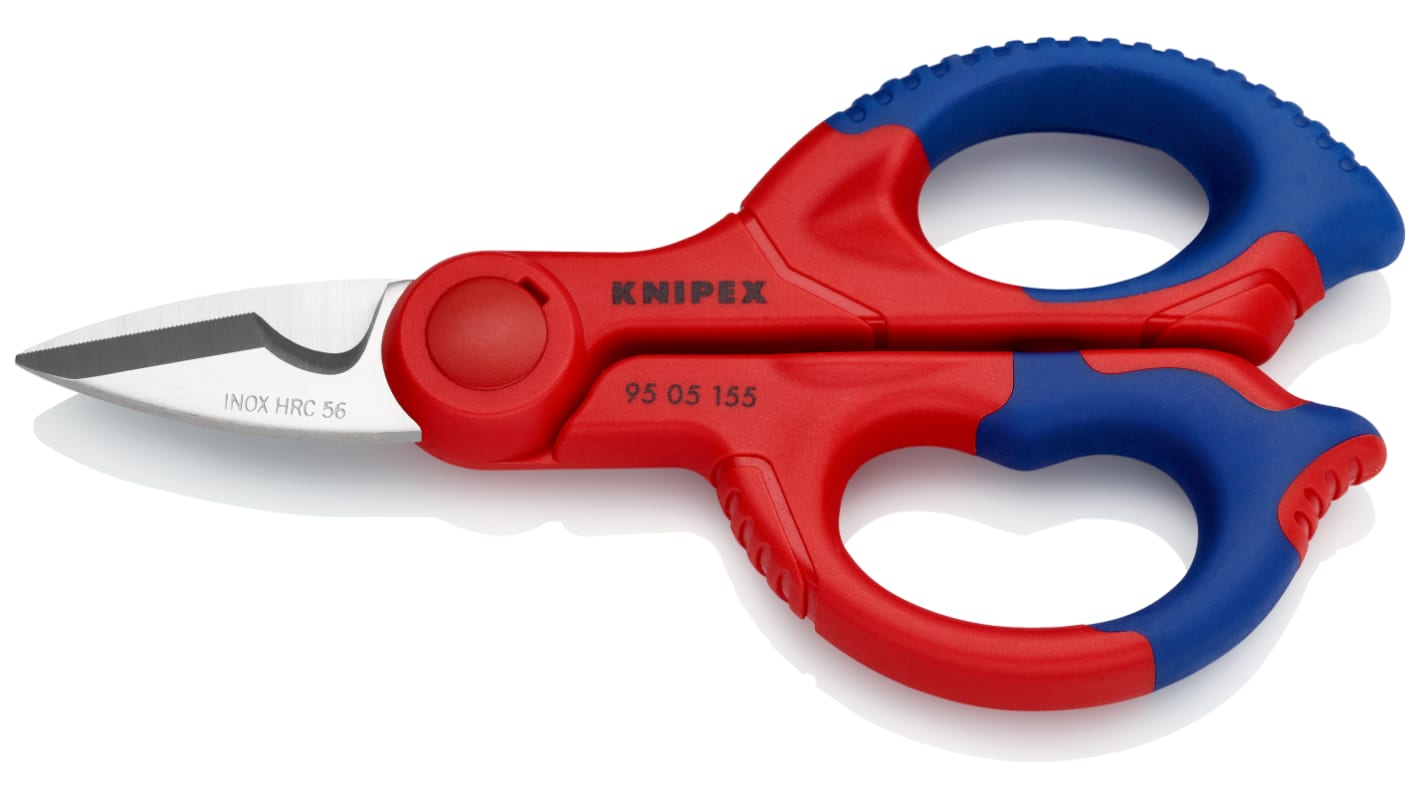 Knipex 155 mm Stainless Steel Electricians Scissors