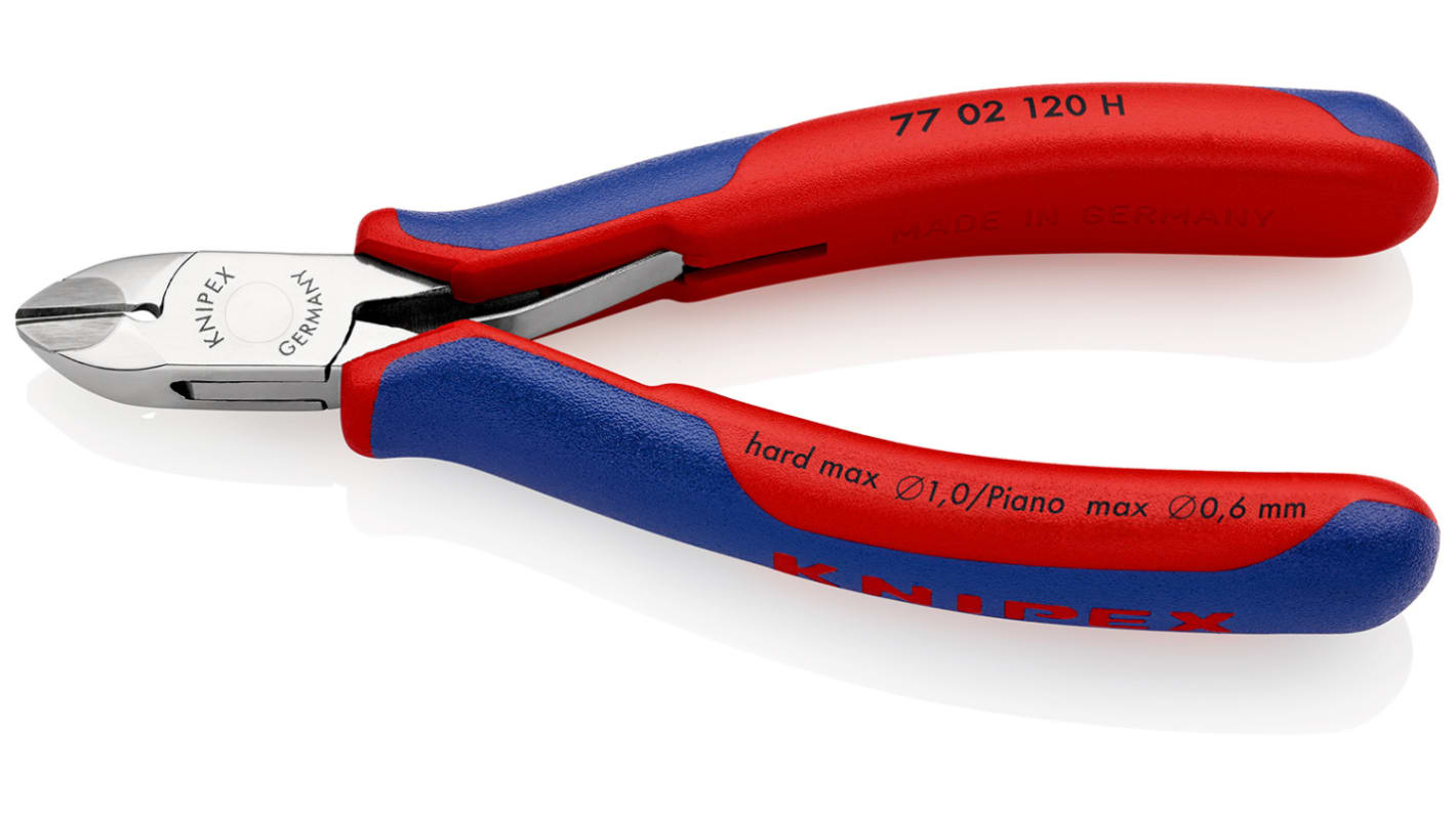 Szczypce Knipex długość 120 mm gr. cięcia: 2mm Nie Stal chromowana z łożyskami kulkowymi